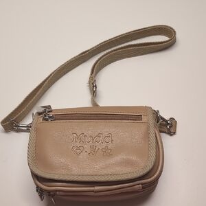 Mudd Beige and Tan Crossbody Bag